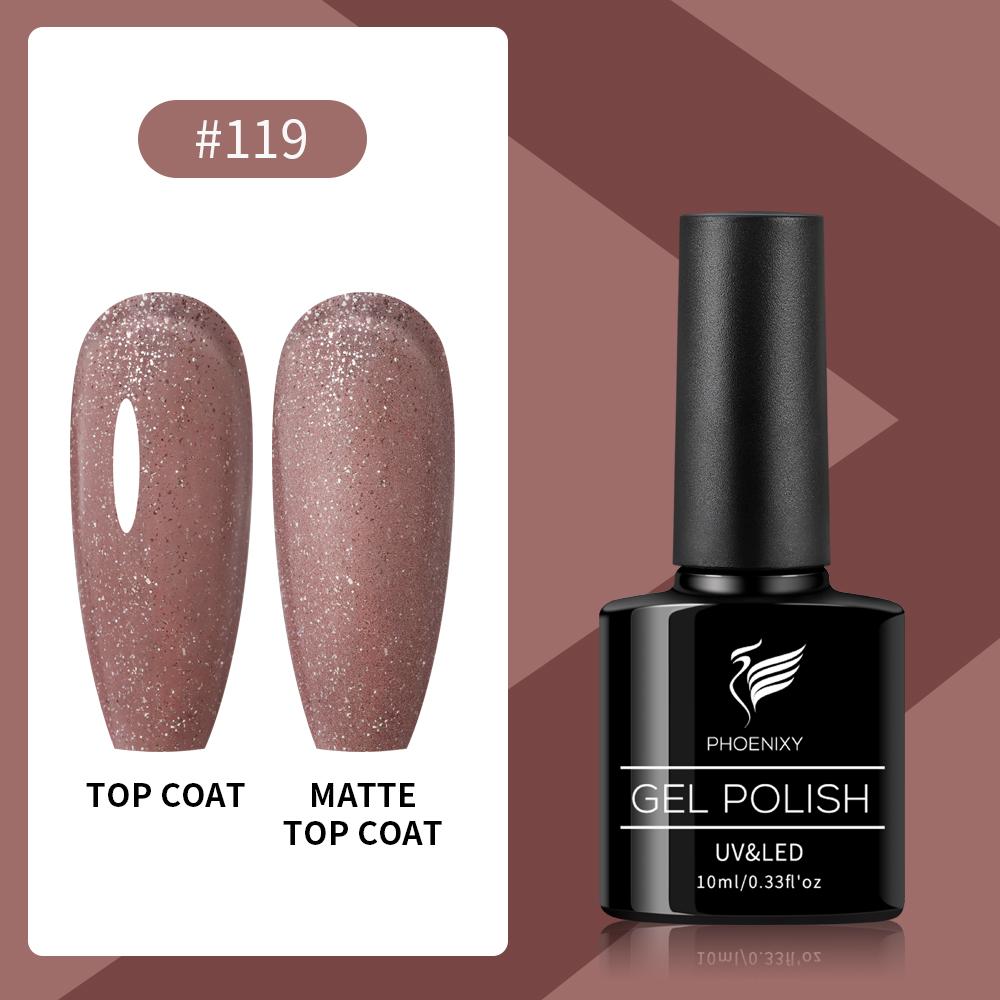 PHOENIXY 10 мл Гель-лак Полуперманентный Гель-лак Цвет Замачиваемый УФ LED Гель Материал для Нейл-арта