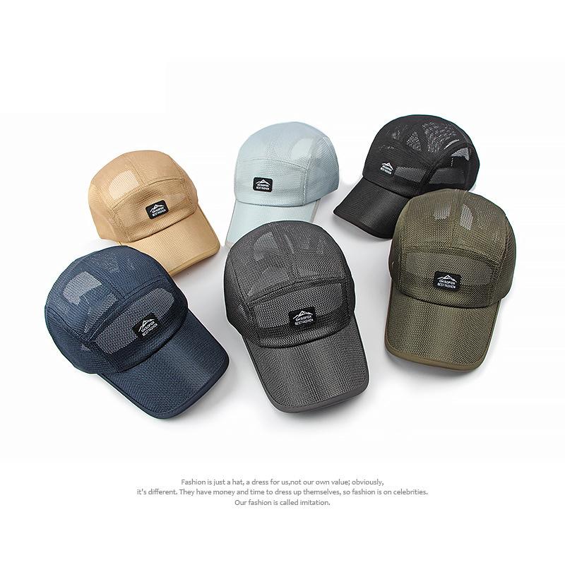 Кепка мужская летняя уличная солнцезащитная сетчатая дышащая бейсболка женская