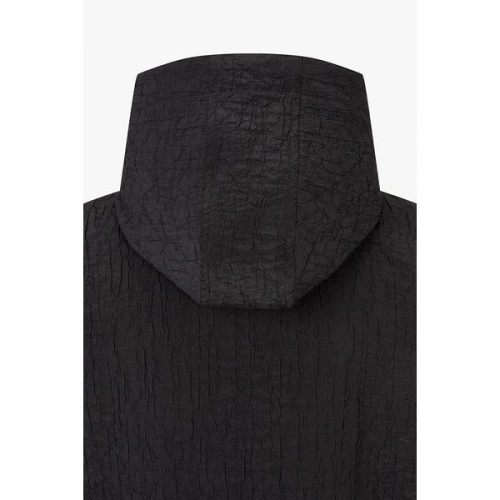Emporio Armani Men S Hooded Jacket Crinkle Detail  A515110016 