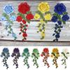 Embroidered DIY Decor Applique Patch Rose Sewing Supplies