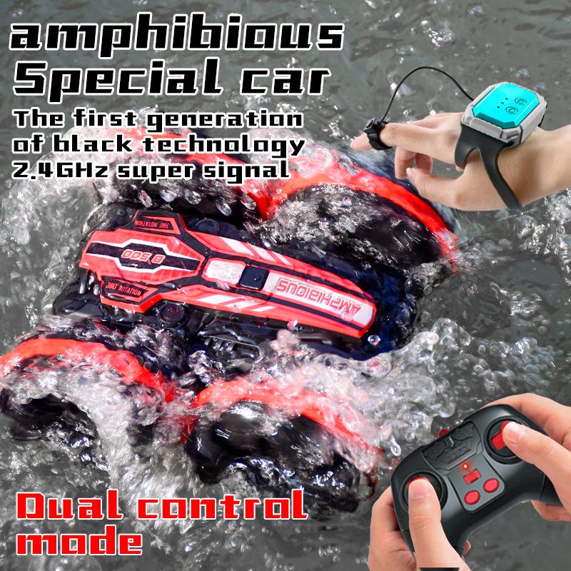 Gesture-Controlled Amphibious Waterproof Stunt Remote Car