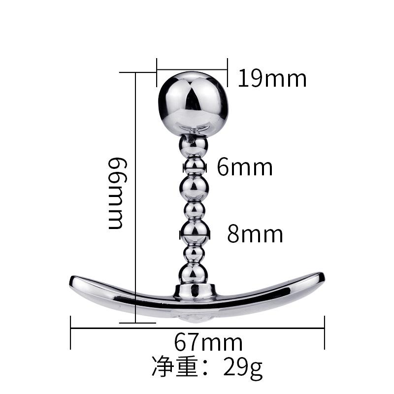 Металлическая анальная пробка Pull Beads, лодочная якорная база, ручная анальная пробка, анальный расширитель, секс-игрушки для взрослых
