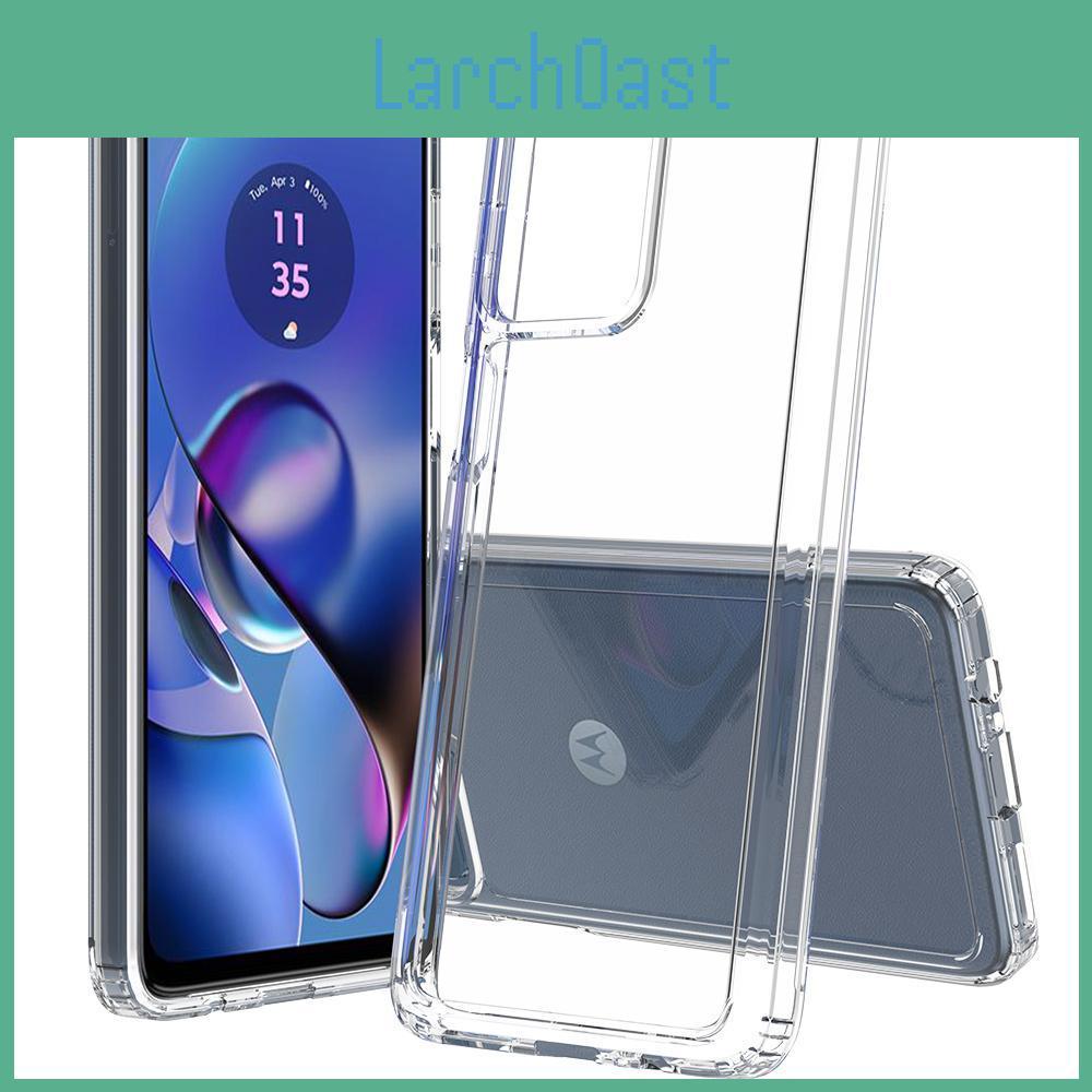 Case Shockproof For Clear Acrylic Motorola Moto G54 G84 G14 Transparent Hard Shell Soft Frame Back Cover For Moto Edge 40 Neo