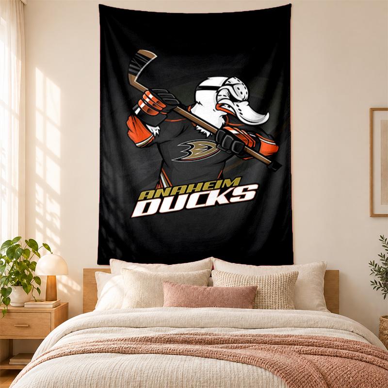 Anaheim Ducks Tapestry highquality for decorating living room bedroom dorm walls ideal as bedroom wallart orholiday gift