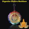 Sacred Sri Yantra Orgonite Chakra Energy Necklace
