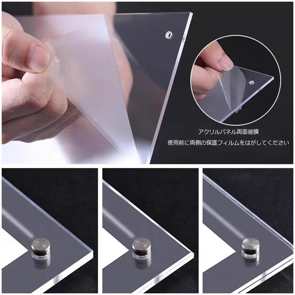 Seimeinoki Подставка для карт на 9 акриловых карт Полностью удобная Может быть размещена вертикально или Акриловая коллекция карт для коллекционирования Аниме Любимая