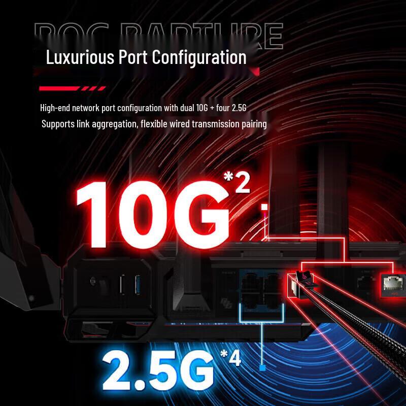 ASUS ROG GT-BE96 WiFi 7 Tri-Band Gaming Router (CN version)