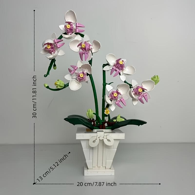 Adult Version Of The Decorative Ornament/Pink Orchid, Perfect For Mother'S Day Gifts, Suitable For Home Decor, Office Decoration