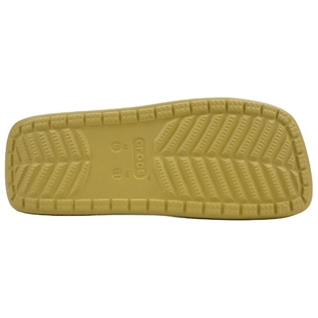 Crocs Универсальные туфли-дырки для города, унисекс, желто-зеленые