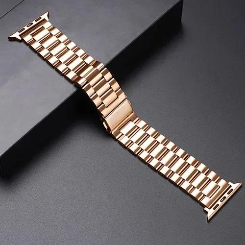 Stainless Steel Strap For Apple Watch Ultra 2 49mm 45mm 41mm 40mm 44mm 46mm Watch Strap Metal Bracelet For iWatch 10 9 8 7 6 5 4