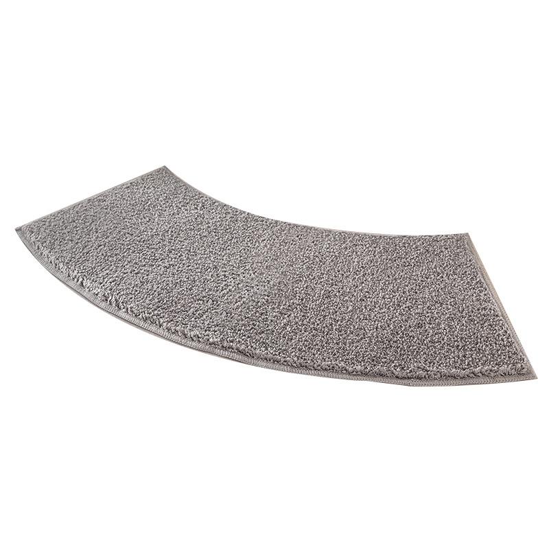 Curved Fan-Shaped Absorbent Floor Mat for Bathroom, Anti-fall Foot Mat, Sector Carpet, Shower, Bath Room, Home