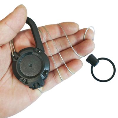 Открытый автоматический выдвижной трос Luya, противоугонный брелок для ключей