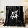 Born to Play Drums Blanket print blanket soft and cozy perfect for the living room bed sofa or a nap,gift