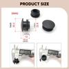 20Pcs Tubing End Cap Table Chair Insert Plugs Easy to Use 25mm Tube Furniture Finishing Plug for
