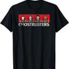 Ghostbusters Character Faces Distressed Illustration Movie T-Shirt