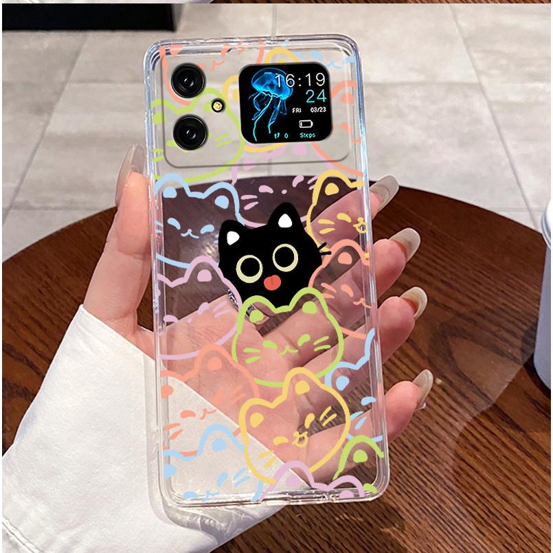 Ins New Fashion Phone Case For Cubot A20 Clear Soft Case Funy Fluffy Kitten Silicone Shockproof Cover For Cubot A20 Casing