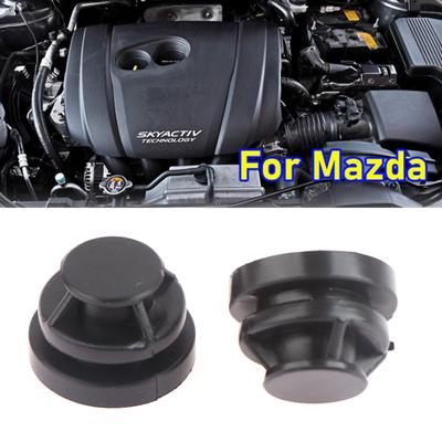 2 шт. совместимы с Mazda Axela CX4 CX5 верхняя крышка двигателя отделка резиновая втулка крепление втулка буфер рукав накладка защитная пластина подушка