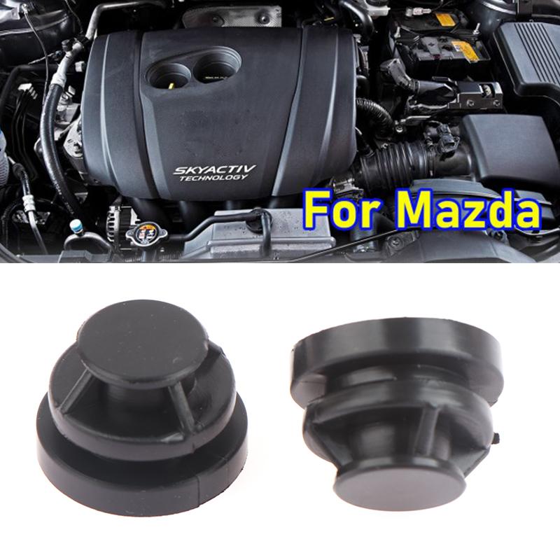 2 шт. совместимы с Mazda Axela CX4 CX5 верхняя крышка двигателя отделка резиновая втулка крепление втулка буфер рукав накладка защитная пластина подушка