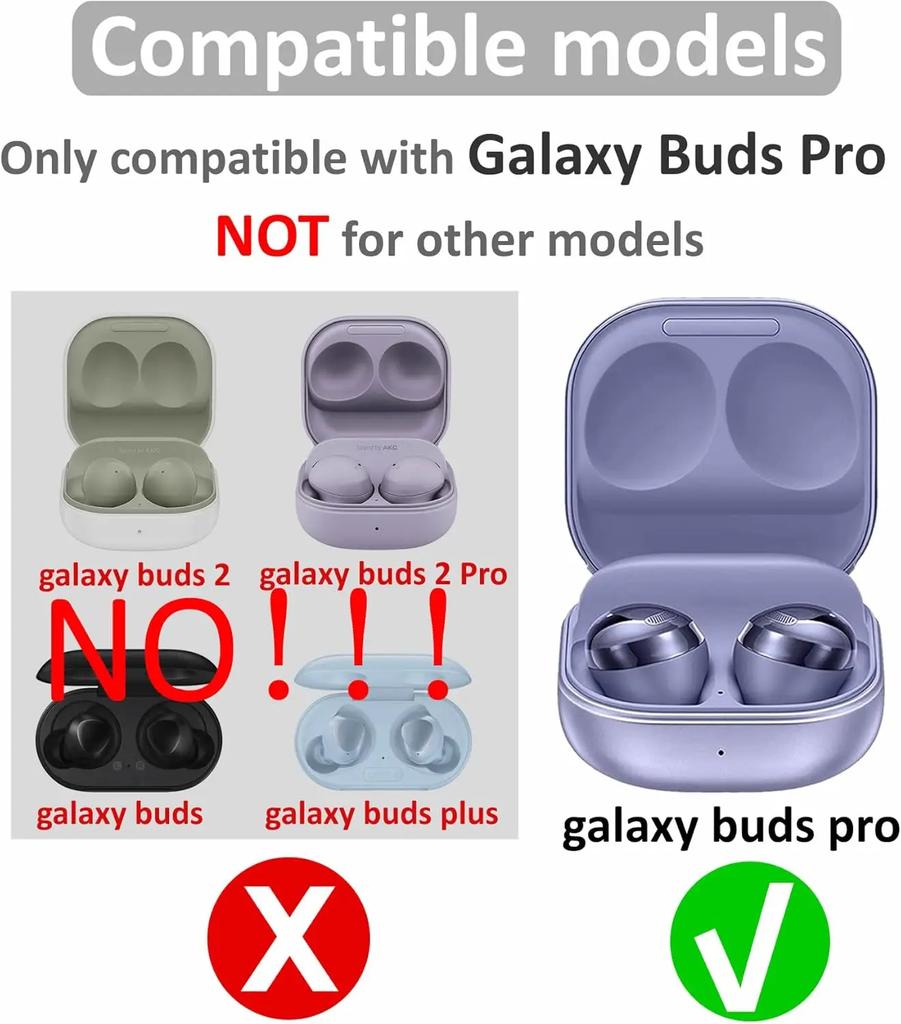 Силиконовые насадки для наушников Samsung Galaxy Buds 3 Pro, амбушюры с кейсом для хранения, S/M/L