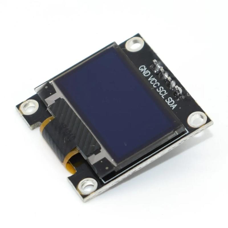 0,96-дюймовый OLED-дисплейный модуль 128x64 IIC 4pin, экран с высоким контрастом для микроконтроллеров, электронных тестов, DIY-проектов