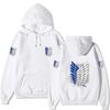 Attack On Titan Hoodie Anime Hoodies Plus Size Sweatshirts Cosplay Pullovers Loose Streetwear Winter Warm Mens Clothes Womens