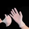 100 Pairs Household Protective Gloves, Transparent Disposable Gloves for Kitchen, Dining, Food Handling, and Home Cleaning