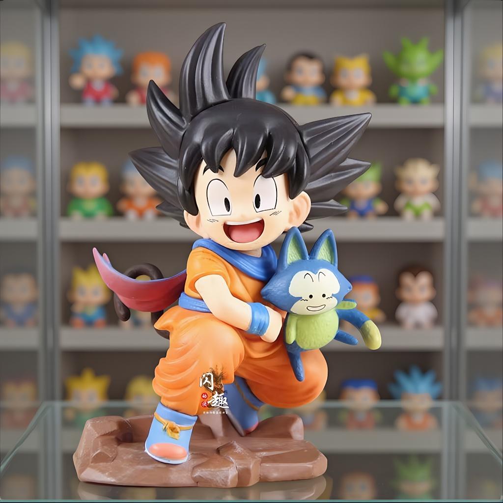 Figure Child Goku Figures Goku Embrace Pura Yamcha Anime Model Pvc Collection Desk Decoration Statue Toy Gifts