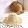 Стиль Универсальная Шляпа Плетеная из Соломы Изысканная Ажурная Женская Шляпа-Кепка Солнцезащитная