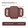 Car Center Console Armrest Pad Leather Handrail Box Protective Cover For Jeep Grand Cherokee Patriot Renegade Compass Wrangler AKP1