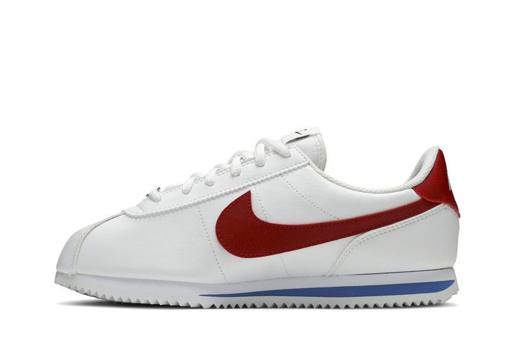Kids' Sneakers Nike Cortez Basic Forrest Gump (GS) White/Varsity Royal-Black-Varsity Red