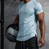 Crazy Muscle Men's Fitness Short Sleeved T-shirt Sports Mesh Quick Drying Breathable T-shirt