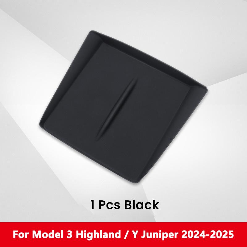 For Tesla Model 3 Highland Model Y Juniper 2024-2026 Silicone Wireless Phone Charging Pad Central Control Charger Protector Pad