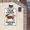 Металлический знак Maryland Crab Ретро Парковка Настенный Декор 8x12 Дюймов Кухня Бар Гараж Паб