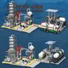 Уличный вид Нефтеперерабатывающий завод MOC Кирпичи Головоломка Игрушки STEM Город Центр хранения природного газа Строительная модель Набор блоков Подарок ребенку НОВЫЙ