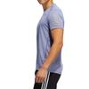 adidas Reflective Running Sports Short Sleeve Blue Men's FM5806