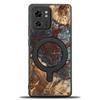 Bewood Unique Case for Motorola Edge 40 - Planets - Pluto with MagSafe