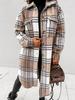 2020 Autumn/Winter Long Sleeve Plaid Shirt Jacket