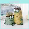Мультяшная Лягушка Декорация из Смолы Креативная Забавная Домашний Садовый Горшок Для Детей и Взрослых