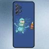 F-Futurama Funny Phone Case For Samsung S25,S24,S21,S22,S23,S30,Ultra,S20,Plus,Fe,Lite,Note,10,9,5G Black Cover