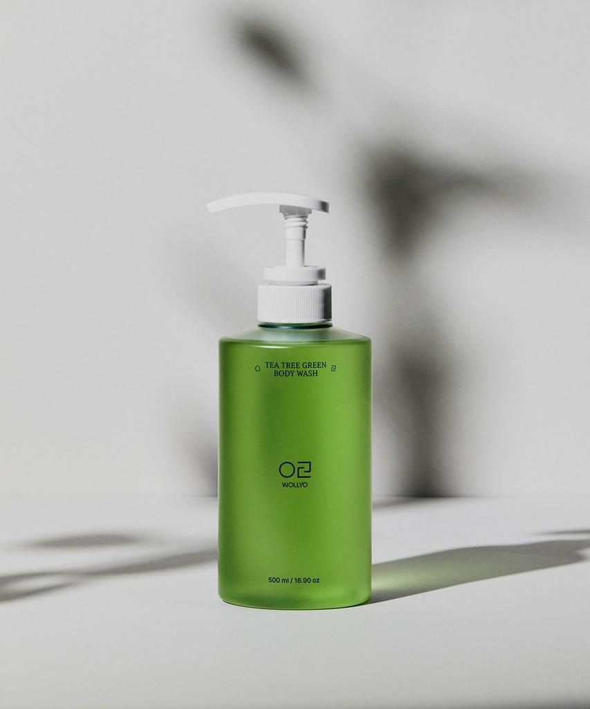 [SET] Tea Tree Green Trouble Care Body Wash 500ml + Body Mist 200ml (Free Mini Body Wash)