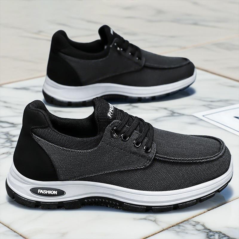 Новая Мода Мужская Обувь Модные Повседневные Кроссовки Уличные Нескользящие Прогулочные Туфли на Плоской Подошве На Шнуровке Вулканизированная Обувь для Мужчин Hombre