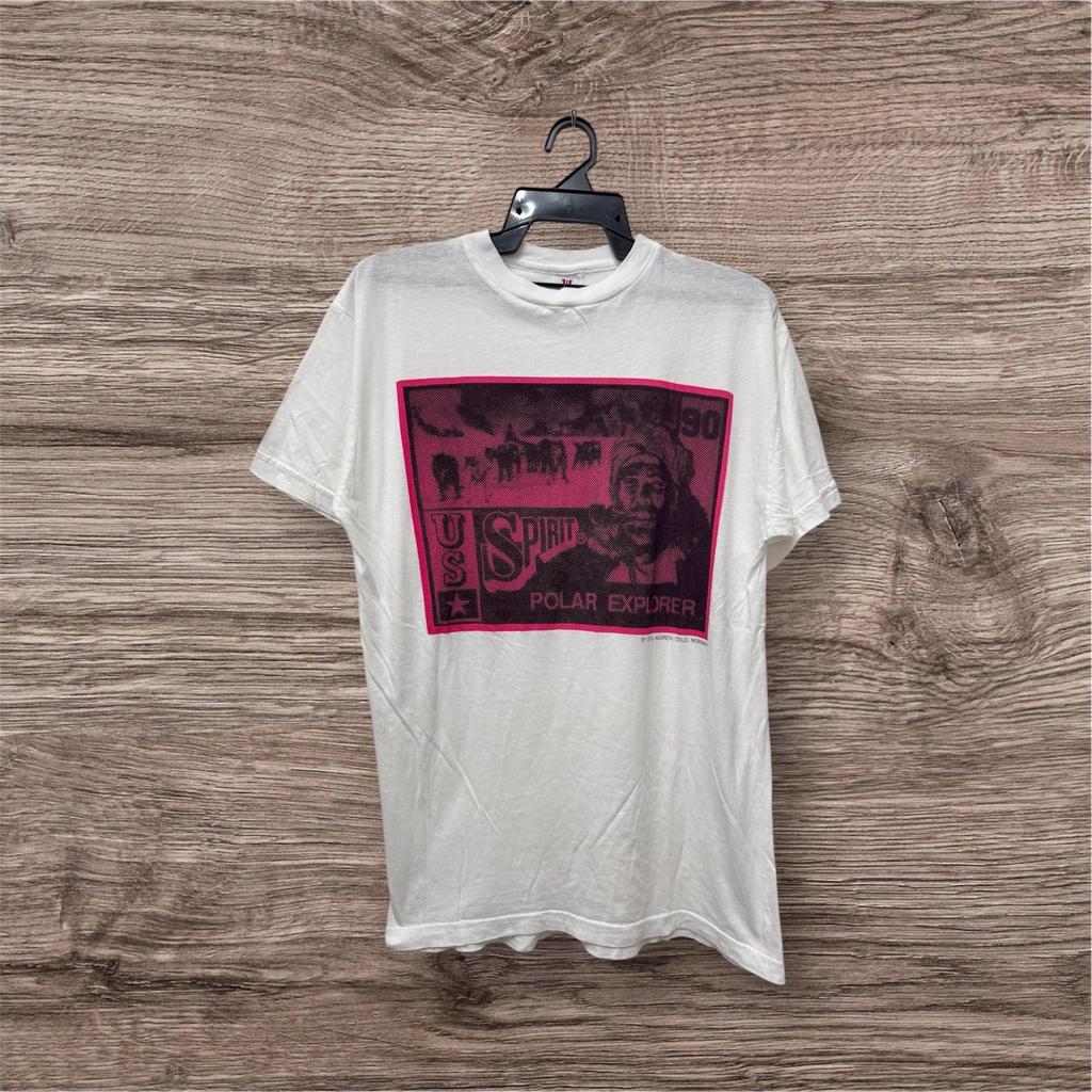 Vintage 90’s Us Spirit Polar Explorer By Stig Andren Armed Conflict / Civil War Photo Tee / Movie Tee / Vintage Graphic Tee / Size L