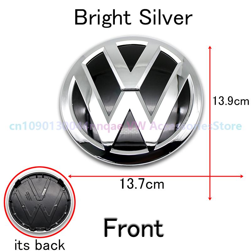 For VW Volkswagen Jetta MK5 Golf ABS car front emblem grille badge trunk badge suitable for Volkswagen Passat 2016 2017 2018 Lav