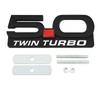5.0 Car Sticker Alloy Front Grille Badge for  Transit Fiesta Focus Mondeo Kuga Ranger Mustang F150 Escape Accessories