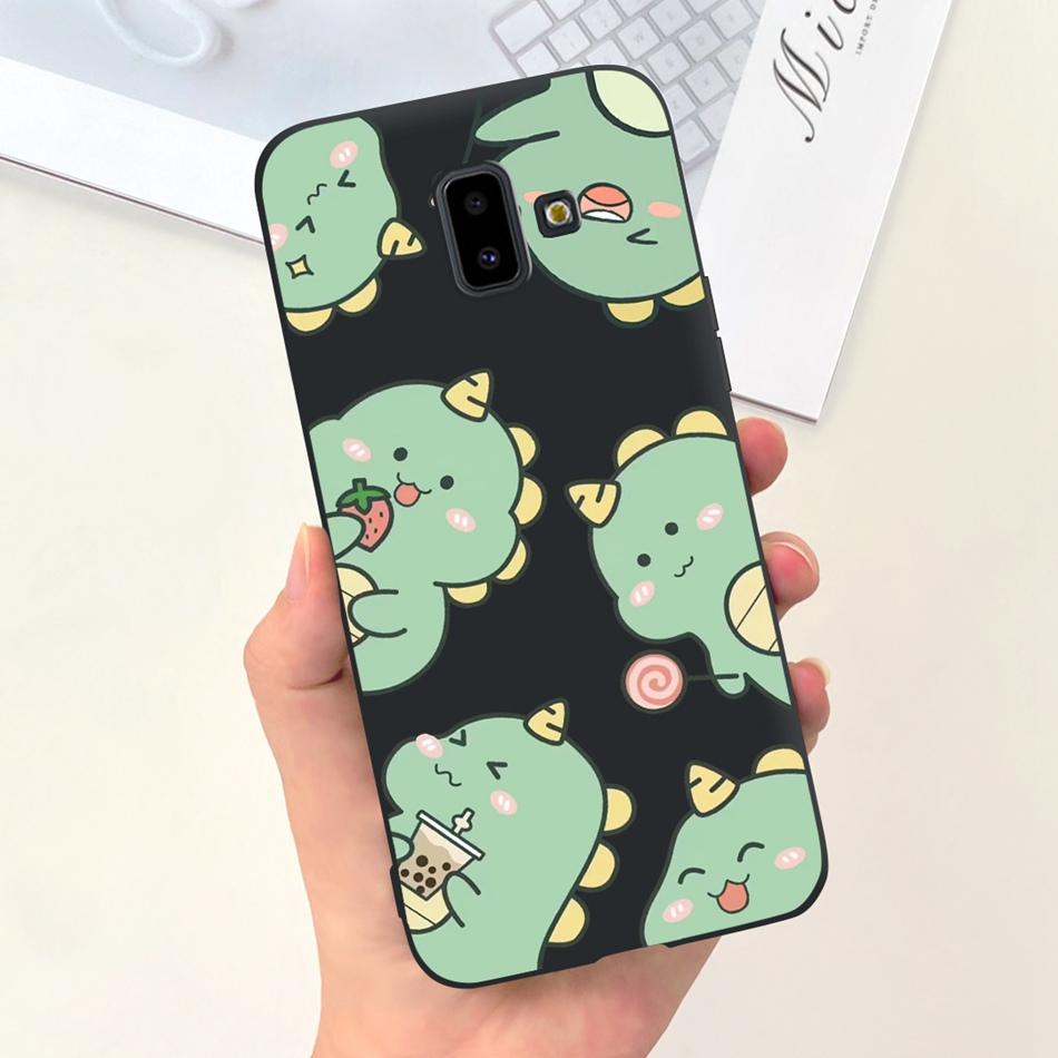 Чехол для Samsung Galaxy J6 Plus 2018 Samsung J6 (2018) J6+ J 6 J6Plus J610F J600G Милый Конфетный Цвет Мягкий Силиконовый Задний Чехол для Телефона