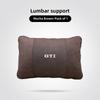 Car Suede Headrest Seat Neck Pillow Head Support For VW Tiguan Arteon Taigo ED13 Caddy CC e-up Golf Polo Passat Jetta Amarok Hub Cap