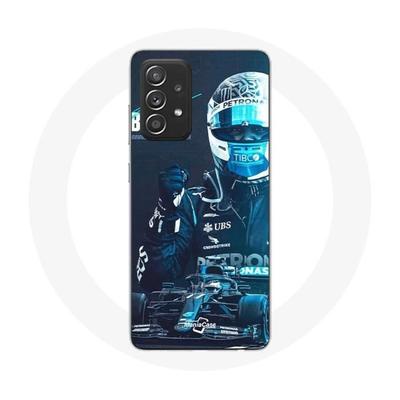 Coque Pour Samsung Galaxy A52 Formule 1 Valtteri Bottas Pilote De F1 Noir