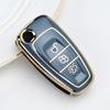 Для Ford Ranger C-Max S-Max Focus Galaxy Mondeo Transit Tourneo Custom 3 кнопки ТПУ автомобильный пульт дистанционного управления брелок чехол чехол