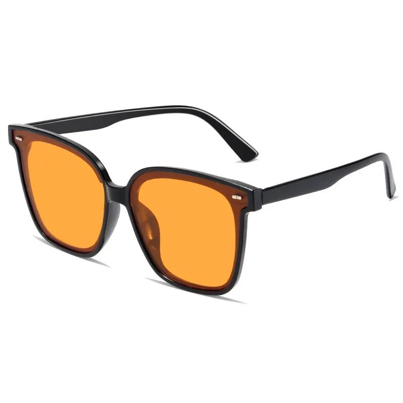 Женские Мужские Роскошные Корейские Солнцезащитные очки с квадратной оправой Новые Винтажные Женские Уличные Очки Солнцезащитные очки UV400
