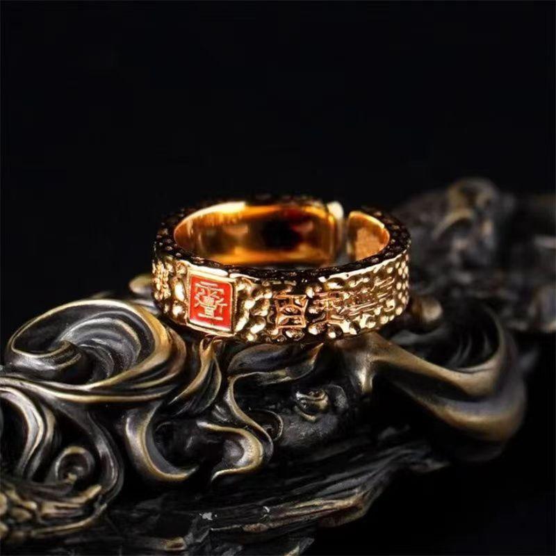 Гора Лунху Серьги-подвески Тяньши Юйцзянь Национальный стиль Мода Ретро Универсальные Удача Передача Даосские